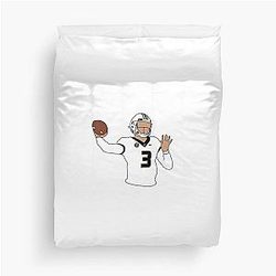 Missouri Football Player Duvet Cover