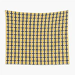 Mizzou Tigers Black Gold Plaid University of Missouri Tapestry