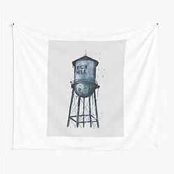 Rich Hill Missouri Water Tower Tapestry