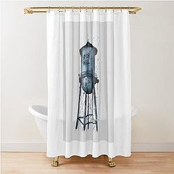 Rich Hill Missouri Water Tower Shower Curtain