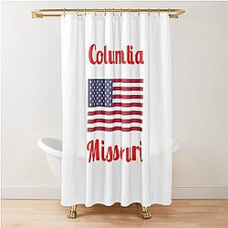 Columbia Missouri Stylish Prints Shower Curtain