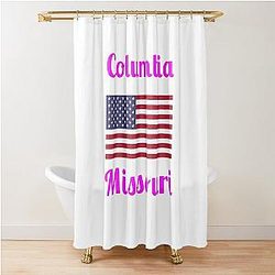 Columbia Missouri Stylish Shower Curtain