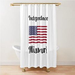 Independence Missouri Stylish Prints Shower Curtain