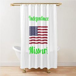 Independence Missouri Stylish Prints Shower Curtain