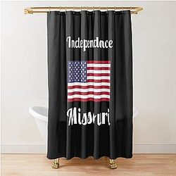 Independence Missouri Stylish Prints Shower Curtain