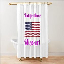 Independence Missouri Stylish Prints Shower Curtain