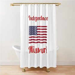 Independence Missouri Stylish Prints Shower Curtain