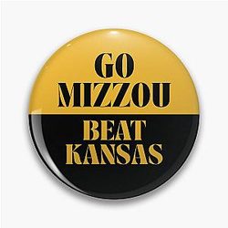 Go Mizzou Beat Kansas Missouri Football Gameday Pin