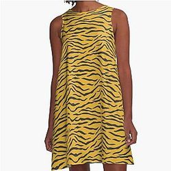 Missouri Tiger Stripes A-Line Dress