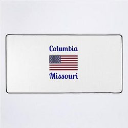 Columbia Missouri Stylish Print Desk Mat