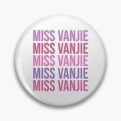 Miss Vanjie Repeating Square Pin