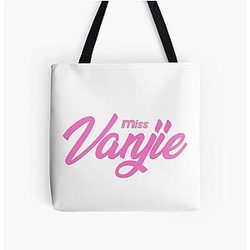 Miss Vanjie Over Print Tote Bag