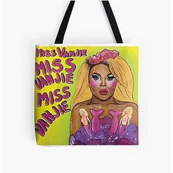 Miss Vanjie All Over Print Tote Bag