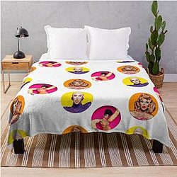 Yvie Oddly, Brooke Lynn Hytes, Miss Vanjie Throw Blanket