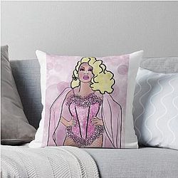Miss Vanjie Throw Pillow