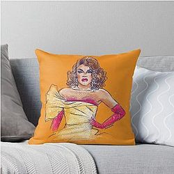 Miss Vanjie - Vanessa Mateo throw pillow