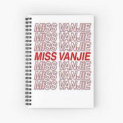 Miss Vanjie RuPaul's Drag Race Shirt Spiral Notebook