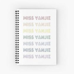Miss Vanjie RuPaul's Drag Race Spiral Notebook