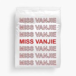 Miss Vanjie RuPaul's Drag Race Duvet Cover