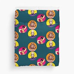 Yvie Oddly, Brooke Lynn Hytes, Miss Vanjie Duvet Cover