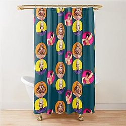 Yvie Oddly, Brooke Lynn Hytes, Miss Vanjie Shower Curtain