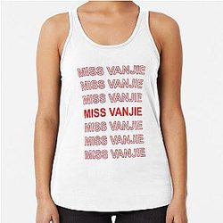 MISS Vanjie RuPaul's Drag Race Racerback Tank Top
