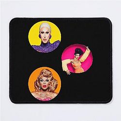 Yvie Oddly, Brooke Lynn Hytes and Miss Vanjie Mouse Pad