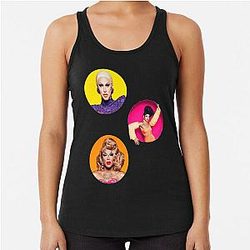 Yvie Oddly, Brooke Lynn Hytes, Miss Vanjie Racerback Tank Top