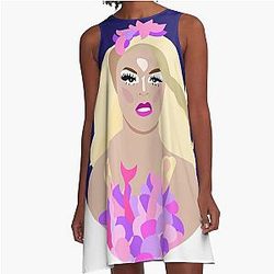 Miss Vanjie - RuPaul's Drag Race A-Line Dress
