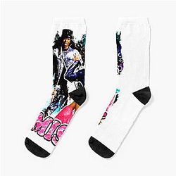 Vintage Missy Elliott Hip Hop Rap Socks