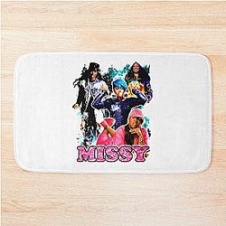 Vintage Missy Elliott Hip Hop Bath Mat