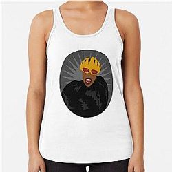 Stop Wasting Time and Missy Elliott Racerback Tank Top