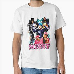 Vintage Inspired Missy Elliott Hip Hop Rap Classic T-Shirt