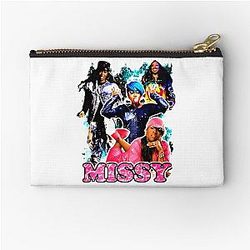 Vintage Missy Elliott Hip Hop Rap Zipper Pouch