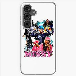 Vintage Inspired Missy Elliott Hip Hop Rap Tee Soft Case for Samsung Galaxy