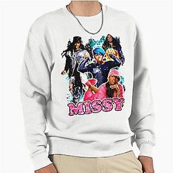 Vintage Inspired Missy Elliott Hip Hop Rap Sweatshirt