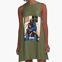 Here's what you should do for your Missy Elliott a line dress