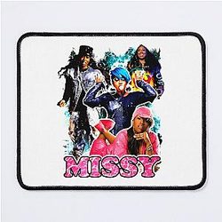 Vintage Inspired Missy Elliott Hip Hop Rap Tee Mousepad