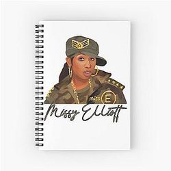 Missy Elliott Spiral Notebook
