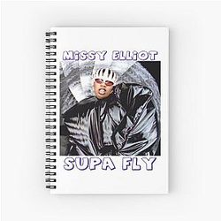 At Last The Secret to Missy Elliott is Revealed Spiral Notebook