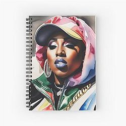 Missy Elliott Spiral Notebook