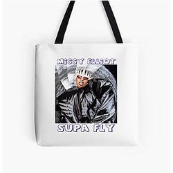 At Last The Secret to Missy Elliott Is Revealed Over Print Tote Bag