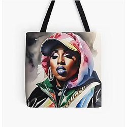 Missy Elliott All Over Print Tote Bag