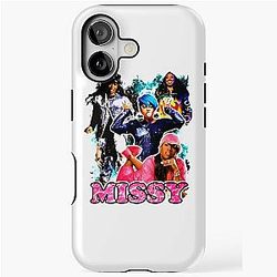 Vintage Inspired Missy Elliott Hip Hop Rap iPhone Tough Case