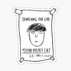 Psycho Helmet Sticker
