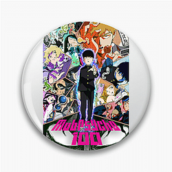 Mob Psycho 100 Merch Collection Mob Psycho 100 Pins
