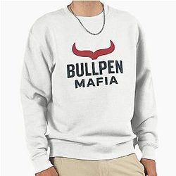 Bullpen Mafia Modern Baseball Design by Backstop Co Pullover Sweatshirt