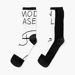 Modern Baseball Funny Socks