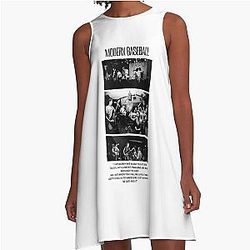 Modern Baseball Classic A-Line Dress