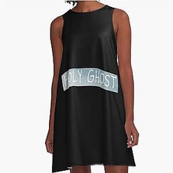 Modern Baseball Holy Ghost Sticker Dress